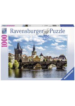 Puzzle 1000 Widok na Most Karola