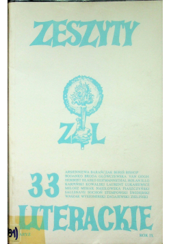 Zeszyty literackie 33
