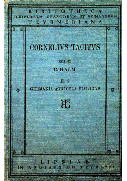 Cornelii Taciti Tom II 1910r