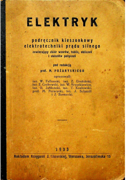 Elektryk 1933 r.