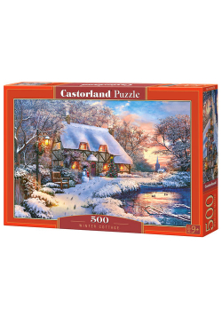 Puzzle 500 Winter Cottage