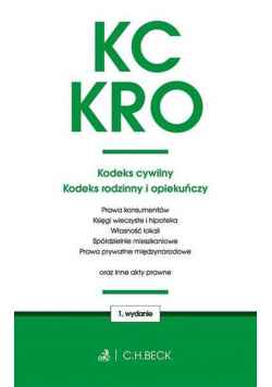 Kodeks cywilny Kodeks rodzinny i opiekuńczy