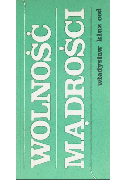 Wolność mądrości