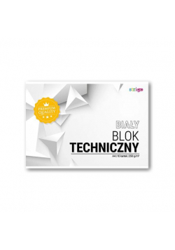 Blok techniczny biały Premium A4/10K (10szt)STRIGO