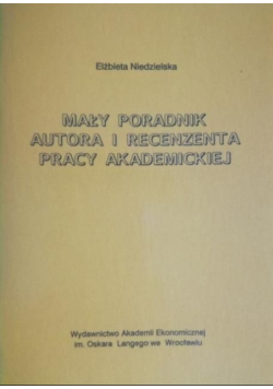 Mały poradnik autora i recenzenta pracy akademickiej