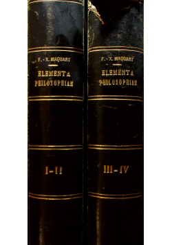 Elementa Philosophiae 4 tomy 1938 r.