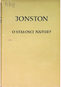 O stałości natury