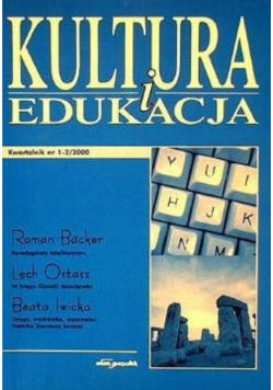 Kultura i edukacja Kwartalnik Nr 1 / 09