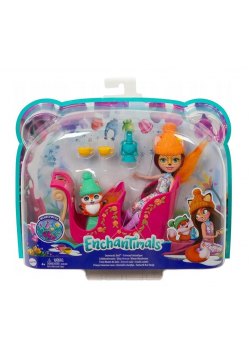 Enchantimals. Lalka + zimowe sanie