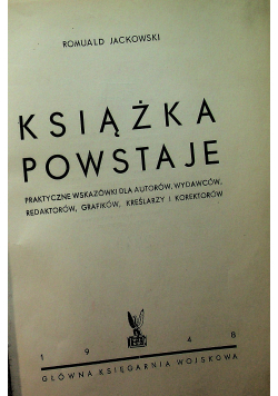 Książka powstaje 1948 r