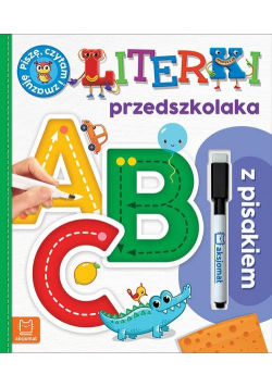 Literki przedszkolaka z pisakiem Piszę czytam i zmazuję Wydanie specjalne