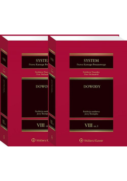 System Prawa Karnego Procesowego Tom 8 części 3-4 Dowody