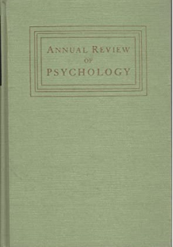 Annual Review of Psychology Volume 23