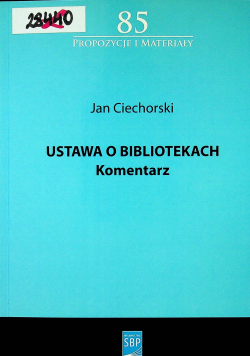 Ustawa o bibliotekach Komentarz