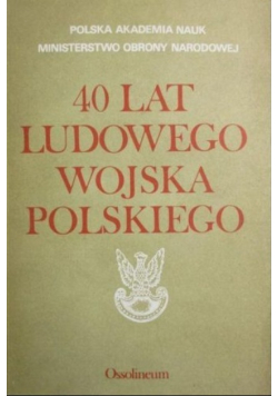40 lat Ludowego Wojska Polskiego