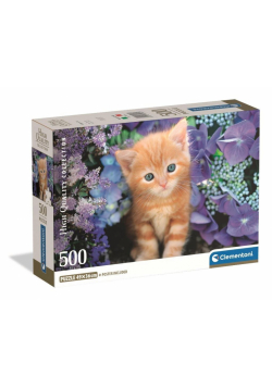 Puzzle 500 Gattino Rosso