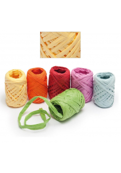 Ozdobna wstążka 10mmx10m matowa Raffia ARGUS