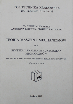 Teoria maszyn i mechanizmów Część 1