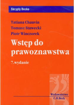 Wstęp do prawoznawstwa