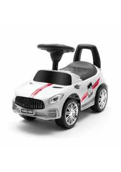 Jeździk dziecięcy z dźwiękiem Racer biały