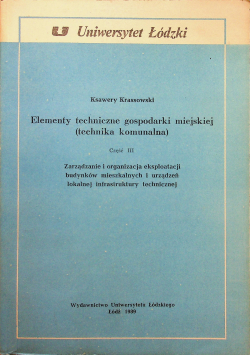 Elementy techniczne gospodarki miejskiej część 3
