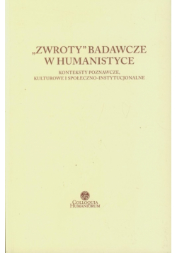 Zwroty badawcze w humanistyce