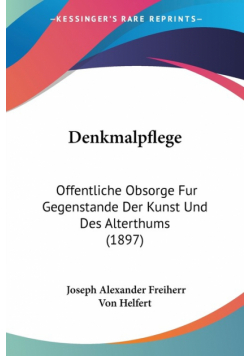 Denkmalpflege
