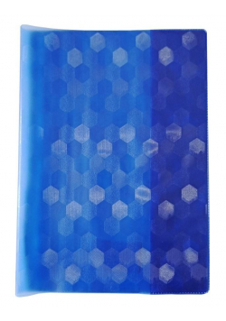 Okładka na zeszyt A5 PVC Hologram nieb. (10szt)