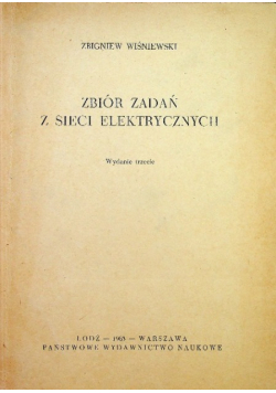 Zbiór zadań z sieci elektrycznych