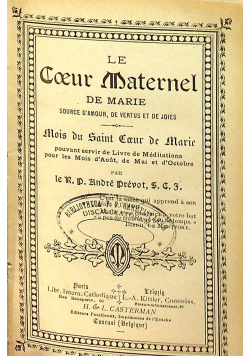 Coeur Maternel 1903 r