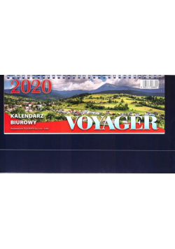 Kalendarz 2020 Biurowy Voyager granatowy