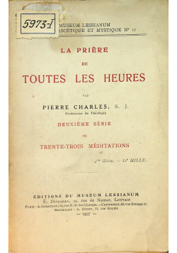 La piere de toutes les heures 1927r
