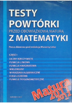 Testy powtórki z matematyki Część 1