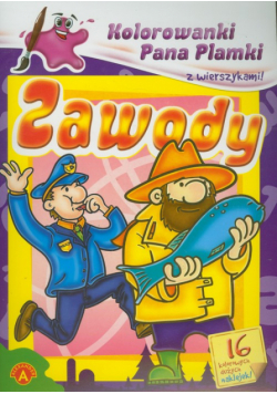 Kolorowanki Pana Plamki z wierszykami Zawody
