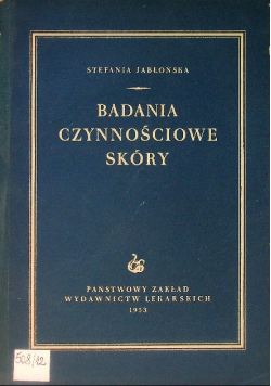 Badania czynnościowe skóry