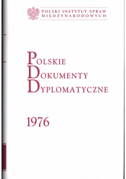 Polskie Dokumenty Dyplomatyczne 1976