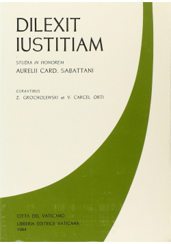 Dilexit Iustitiam