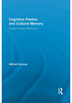 Cognitive Poetics and Cultural Memory