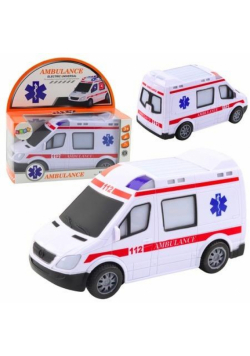 Ambulans na baterie ze światłem i dźwiękiem