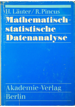 Mathematisch statistiche datenanalyse