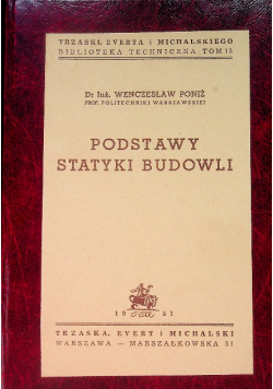Podstawy statyki budowli