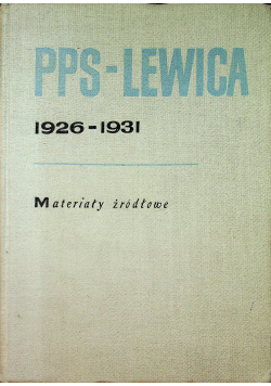 PPS Lewica 1926 1931