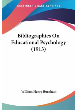 Bibliographies On Educational Psychology (1913)