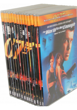 Kolekcja Filmów Jamesa Bonda 007 DVD