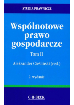 Wspólnotowe prawo gospodarcze t.2