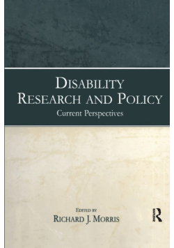 Disability Research and Policy