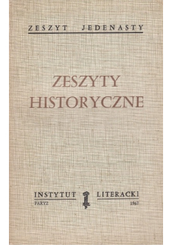 Zeszyty historyczne Zeszyt jedenasty