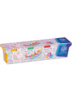 Masa plastyczna Jednorożec Frutolina Astrafun 4x100 g