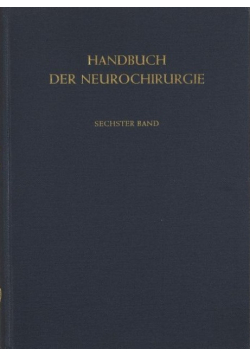 Handbuch der neurochirurgie