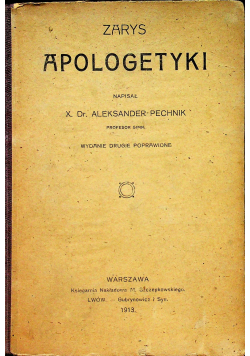 Apologetyki 1913 r.